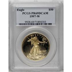 1997-W G$50 One-Ounce Gold Eagle PR69 Deep Cameo PCGS. 1997-W[G$50] One-Ounce Gold Eagle PR69 Deep C