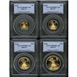 2003-W G$5 Tenth-Ounce Gold Eagle PR69 Deep Cameo PCGS 2003-W[G$5] Tenth-Ounce Gold Eagle PR69 Deep 