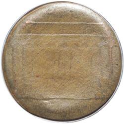 Undated 1C Lincoln Cent--Full Brockage Obverse--MS63 B Undated[1C] Lincoln Cent--Full Brockage Obver