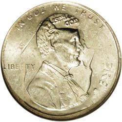 1996 1C Lincoln Cent--Struck on a 1996-P Dime--MS64 NG 1996[1C] Lincoln Cent--Struck on a 1996-P Dim