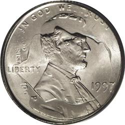 1997 1C Lincoln Cent--Double Denomination on Struck Di 1997[1C] Lincoln Cent--Double Denomination on