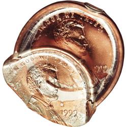 1999 1C Lincoln Cent--Double Struck, Die Cap--MS66 Red 1999[1C] Lincoln Cent--Double Struck, Die Cap