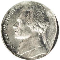 Undated 5C Jefferson Nickel--Struck on a Philippine 1 Undated[5C] (circa 1975-6) Jefferson Nickel--S