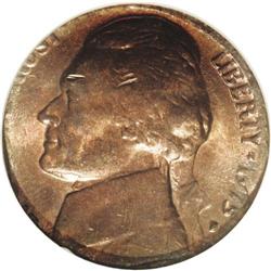 1975-D 5C Jefferson Nickel--Struck on a Cent Planchet- 1975-D[5C] Jefferson Nickel--Struck on a Cent