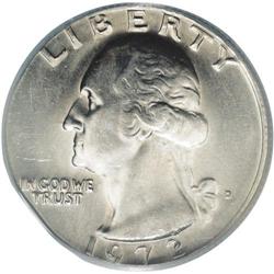 1972-D 25C Washington Quarter--Struck on a Five Cents 1972-D[25C] Washington Quarter--Struck on a Fi