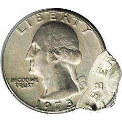 1973 25C Washington Quarter--Triple Struck--MS62 PCGS. 1973[25C] Washington Quarter--Triple Struck--