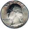 1978 25C Washington Quarter--Struck on a Five Cents Pl 1978[25C] Washington Quarter--Struck on a Fiv