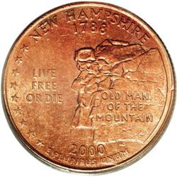 2000-D 25C New Hampshire Statehood Quarter--Statehood 2000-D[25C] New Hampshire Statehood Quarter--S
