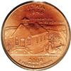 2004-D 25C Iowa Statehood Quarter--Reverse Clad Layer 2004-D[25C] Iowa Statehood Quarter--Statehood 