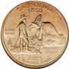 Image 1 : 2005-P 25C California Clad Layer Missing on Reverse MS 2005-P[25C] California Quarter--Statehood Cla