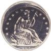 1858-O 50C --Struck 10% Off Center--VF35 NGC. Struck of 1858-O[50C] Seated Half Dollar--Struck 10% O