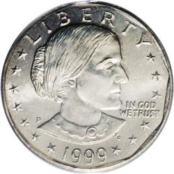 1999-P SBA$ Anthony Dollar--Struck on Quarter Dollar P 1999-P[img border='0' src='http://www.heritag
