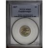 Image 1 : 1837 1C Feuchtwanger Cent MS63 PCGS. Low-120, HT-268, 1837[1C] Feuchtwanger Cent MS63 PCGS.