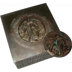 Die for the Obverse of the 1892 Columbian Exposition Pr Die for the Obverse of the 1892 Columbian Ex