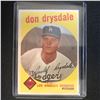 Image 1 : 1959 TOPPS #387 DON DRYSDALE