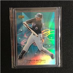 UPPER DECK BASEBALL CARLOS BELTRAN TRADING CARD