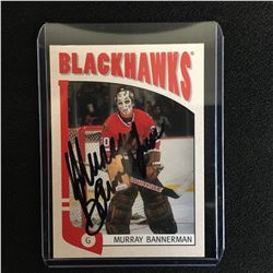 MURRAY BANNERMAN SIGNED HOCKEY CARD