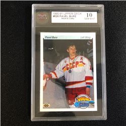 1990-91 UPPER DECK #526 PAVEL BURE ROOKIE CARD (10 GEM MINT)