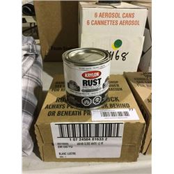 Case ofKrylonRust Protector Gloss White Gloss Enamel (4 x 236mL)