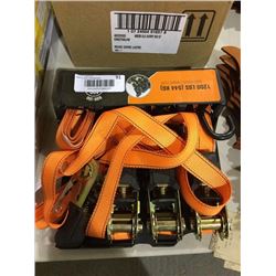 Stinson 4-Piece Ratchet Tie Down Set