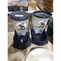 Smart Snacker Pet Feeder - Blue - Lot of 2
