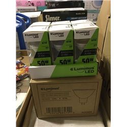 Case of 6 Luminous LED Dimmable Bulbs - 3000K