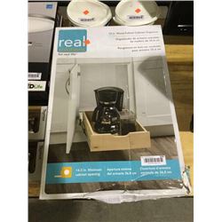 Real Solutions 14" Wood Pullout Cabinet Organizer