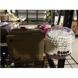 Case of Bunn Coffee Filters