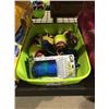 Image 1 : Bin of Assorted Dog Toys