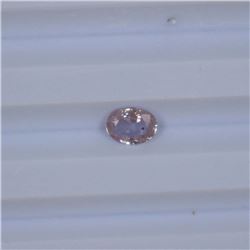 0.79 ct ceylon pink sapphire oval cut