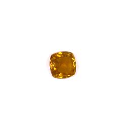 0.60 ct yellow tourmaline princess cut