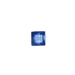 0.91 ct blue sapphire square cut