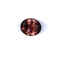 5.15 ct brown tourmaline oval cut