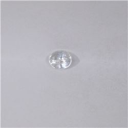 0.455 ct natural ceylon white sapphire oval cut