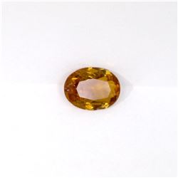 1.49 ct yellow tourmaline oval cut