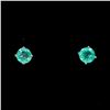 Image 1 : 1.61ct Emerald 14K White Gold Earring