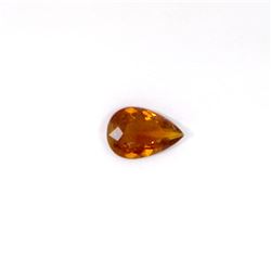 0.99 ct yellow tourmaline pear cut