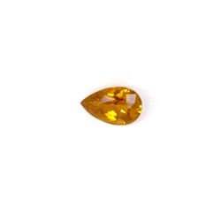 0.79 ct yellow tourmaline pear cut