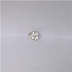 0.51 ct natural ceylon light yellow sapphire trillion cut