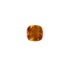 0.80 ct yellow tourmaline princess cut