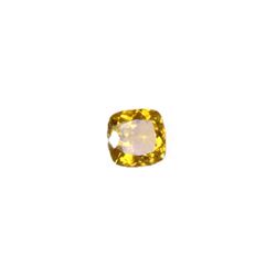1.69 ct yellow tourmaline cushion cut
