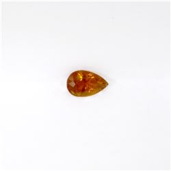 0.87 ct yellow tourmaline pear cut
