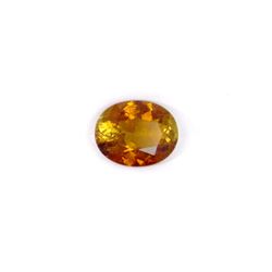 2.19 ct yellow tourmaline oval cut