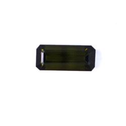 19.04 ct green tourmaline baguette cut