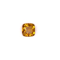 0.65 ct yellow tourmaline princess cut