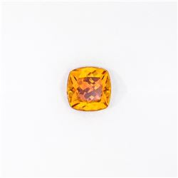 1.20 ct yellow tourmaline princess cut