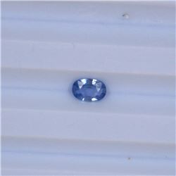0.47 ct ceylon blue sapphire oval cut