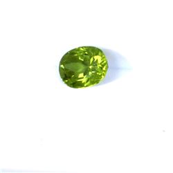3.19 ct green tourmaline oval cut