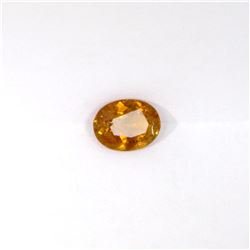 1.59 ct yellow tourmaline oval cut