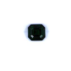 1.61 ct natural chrome tourmaline princess cut